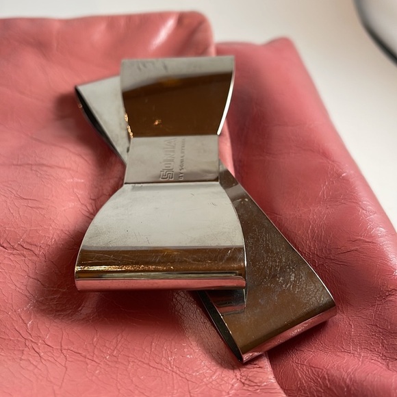 Sonia Rykiel Pink With Bow Crossbody Bag - Picture 12 of 16